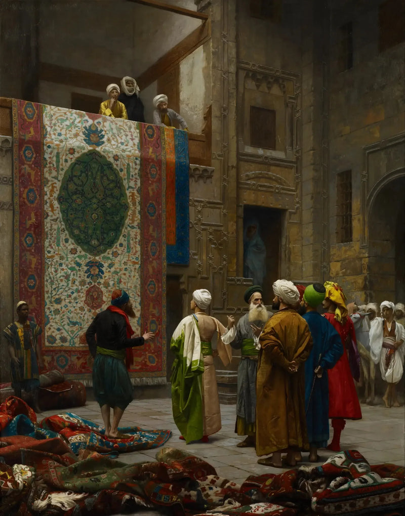 Mercante di tappeti al Cairo - Jean-Léon Gérôme