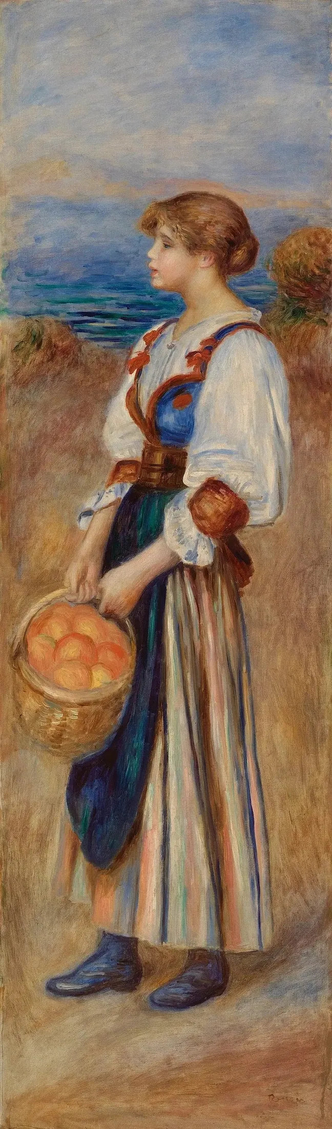 Venditrice di arance - Pierre-Auguste Renoir