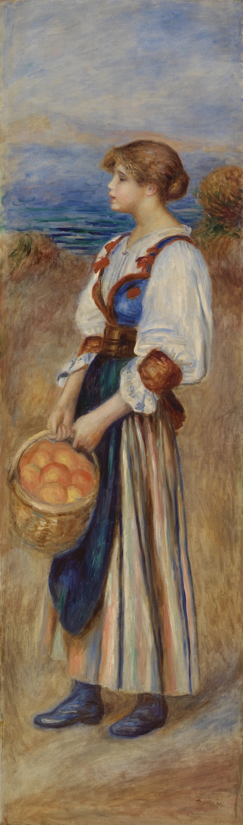 Venditrice di arance - Pierre-Auguste Renoir