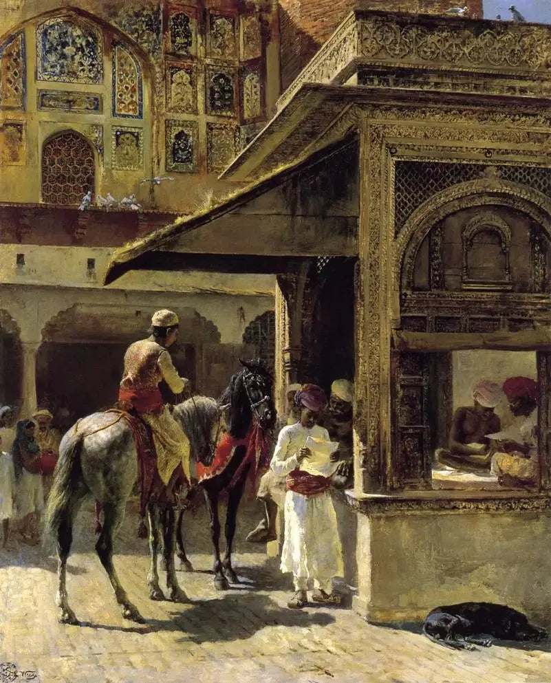commercianti induisti - Edwin Lord Weeks