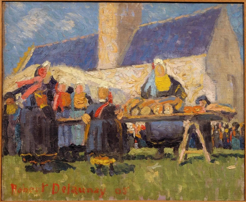 Mercato bretone - Robert Delaunay