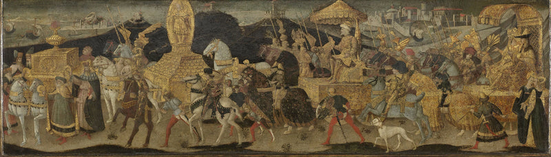 La marche de Darius pour la bataille d'Issus - Apollonio di Giovanni