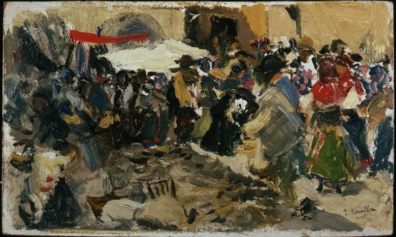 Mercato, León (Tende) - Joaquín Sorolla