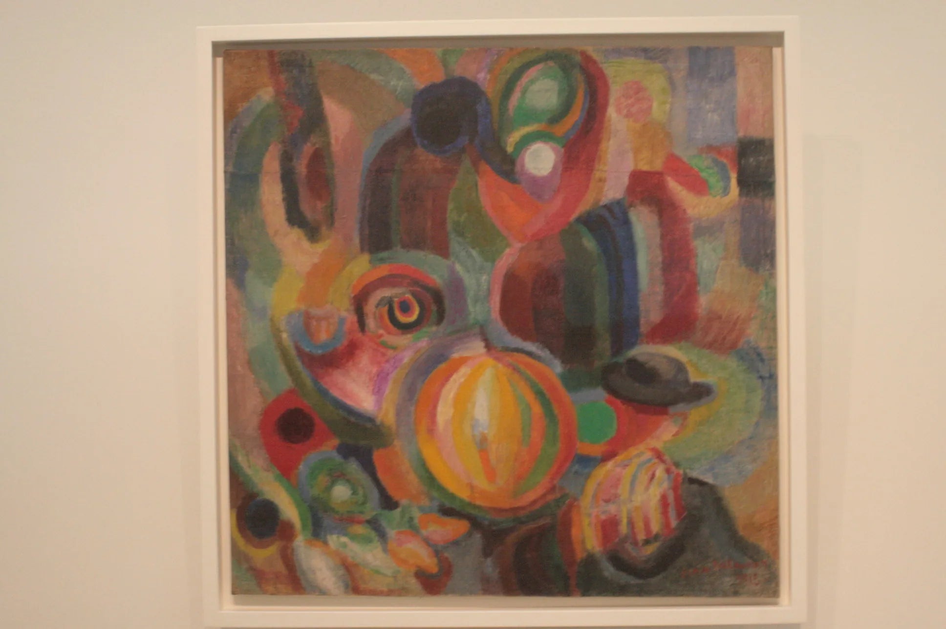 Marché portugais - Sonia Delaunay image 1 tableau peint à l’huile sur toile