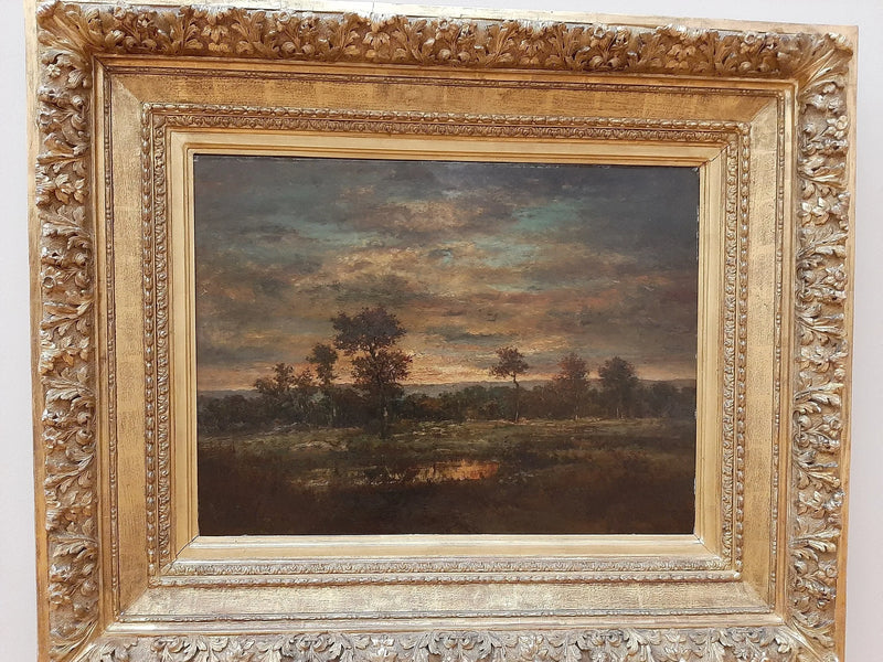 Stagno e margine del bosco - Théodore Rousseau
