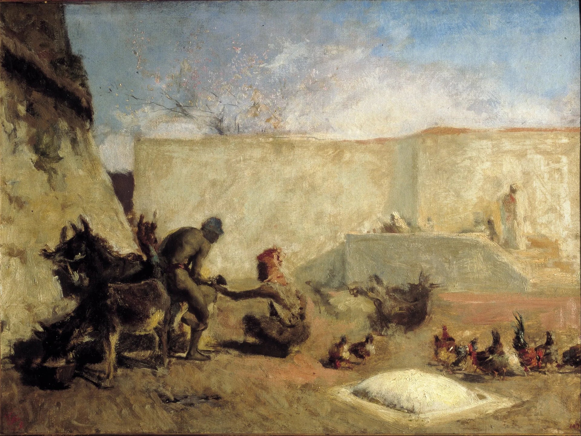 Maréchal-ferrant marocain - Mariano Fortuny Marsal image 1 reproduction artisanale de tableau
