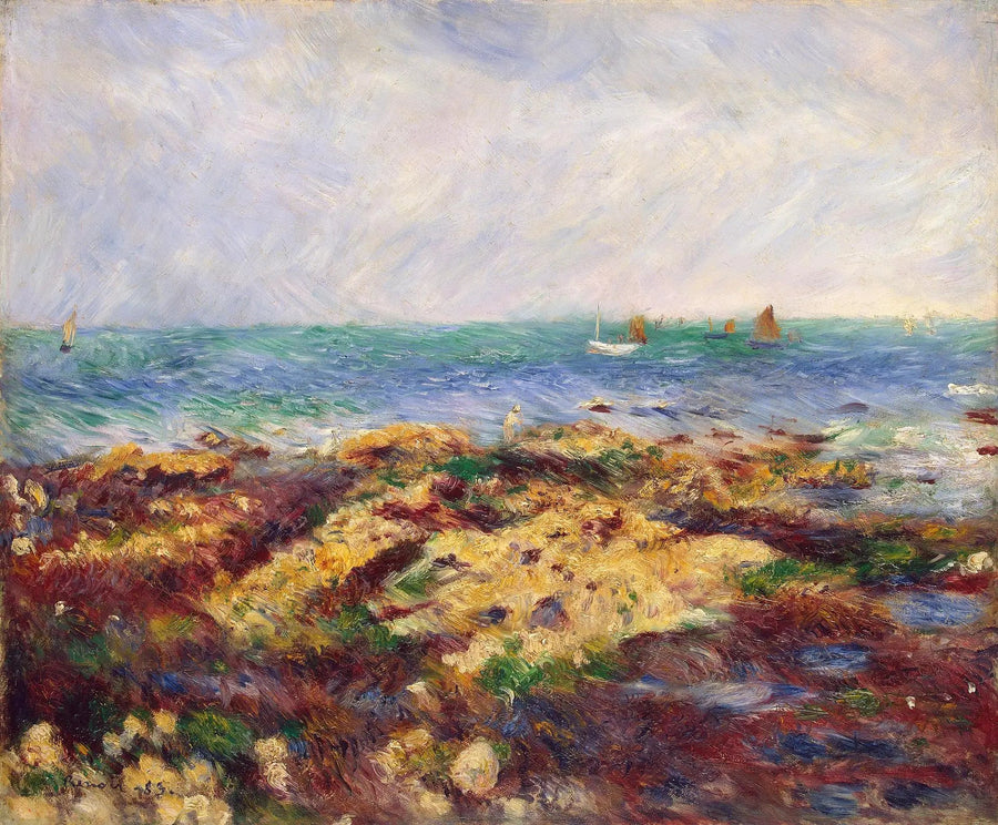 Bassa marea a Yport - Pierre-Auguste Renoir
