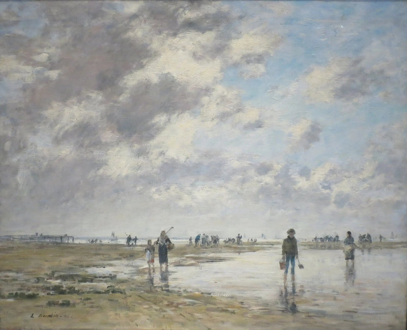 Bassa marea, Berck - Eugène Boudin