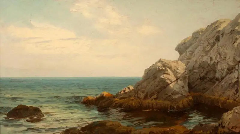 Marea bassa, Newport, Rhode Island - William Trost Richards