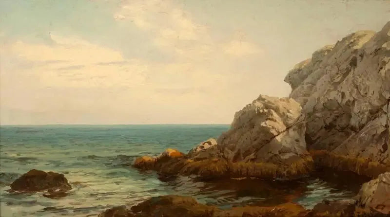 Marea bassa, Newport, Rhode Island - William Trost Richards