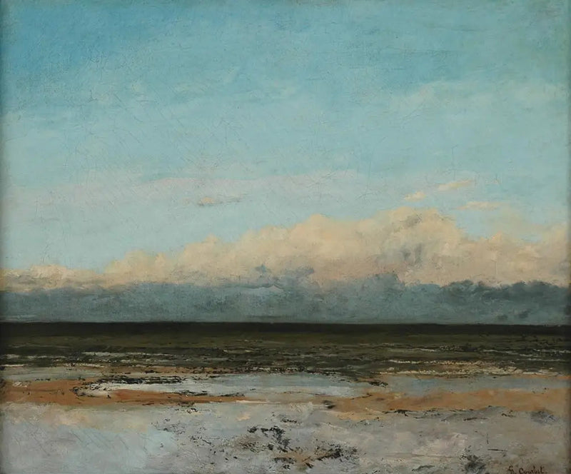 Marea crescente - Gustave Courbet