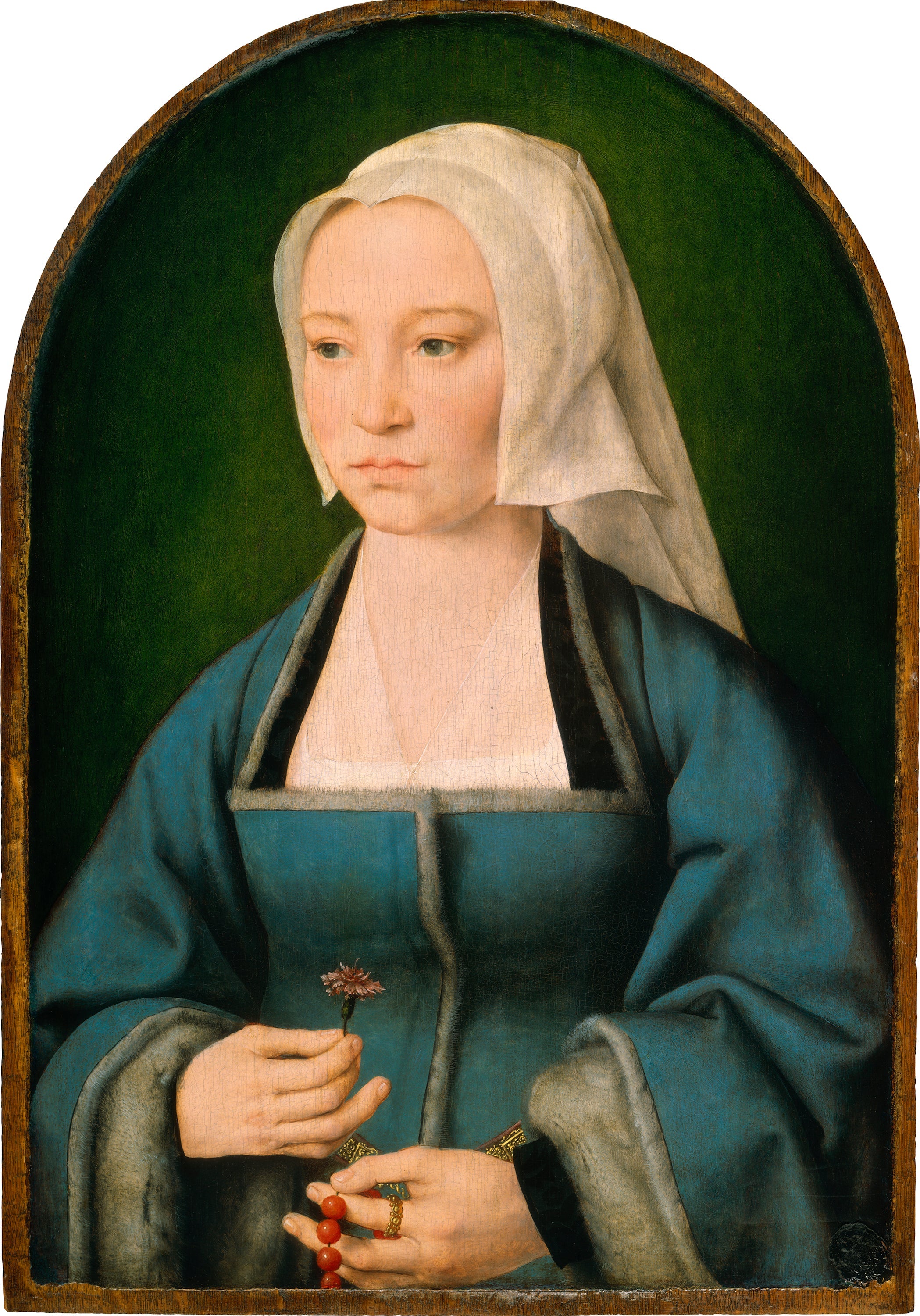 Margaretha Boghe épouse de Joris Vézeleer - Joos van Cleve - Alpha Reproduction