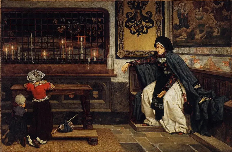 Marguerite alla chiesa - James Tissot