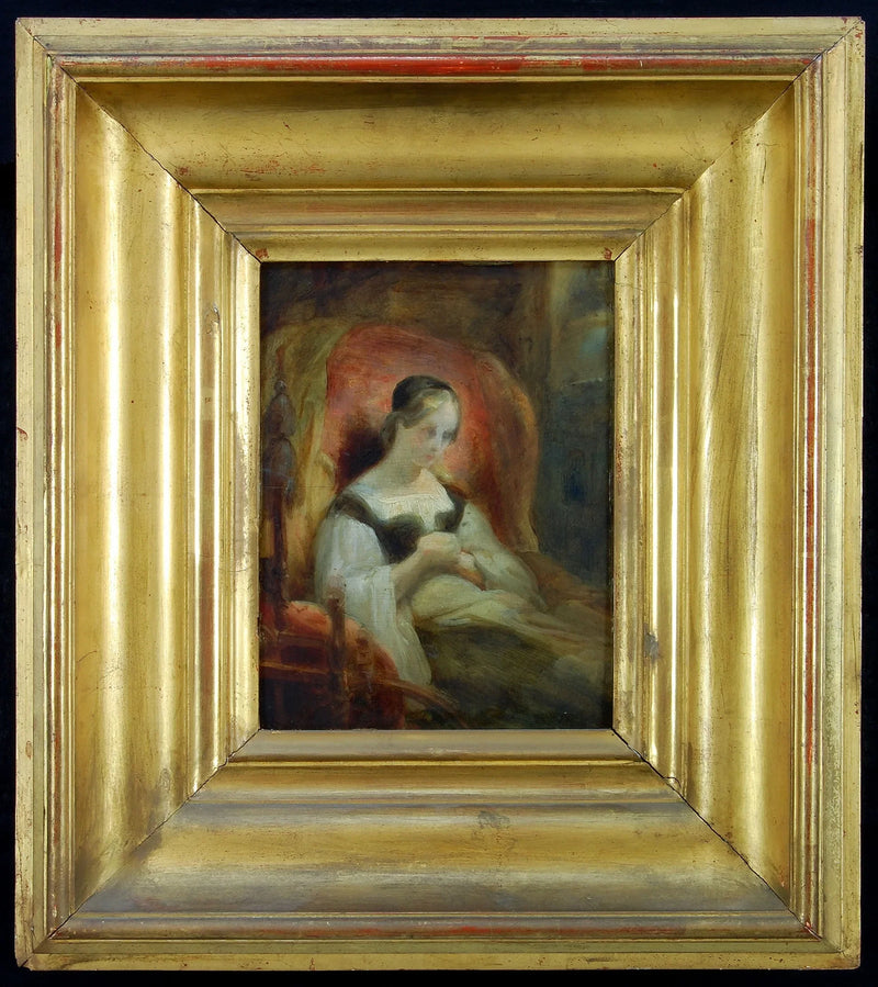 Marguerite al fuso (Goethe, Faust 1, 15) - Ary Scheffer