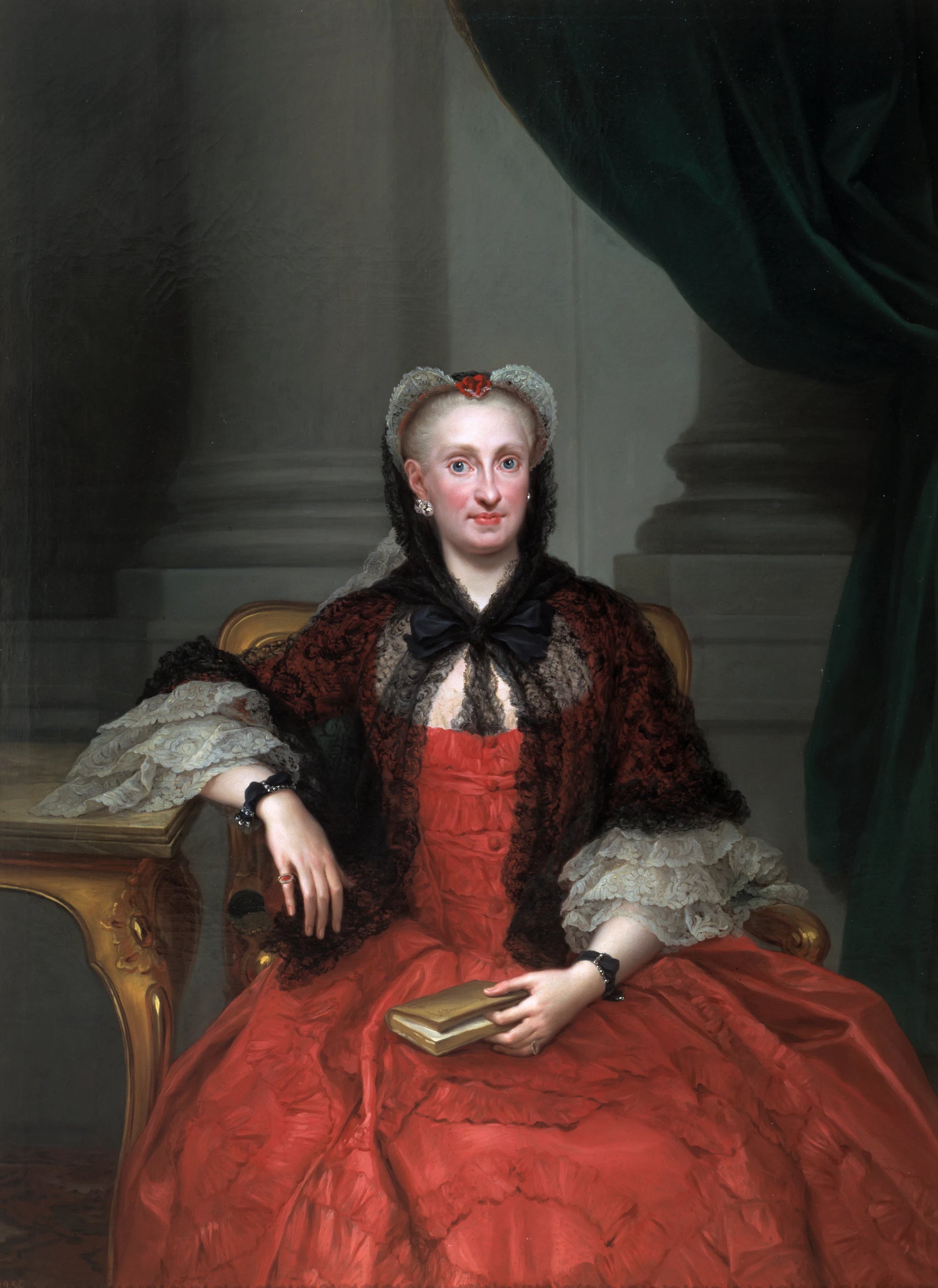 Maria Amalia de Saxe, reine d'Espagne - José del Castillo|Anton Raphael Mengs
