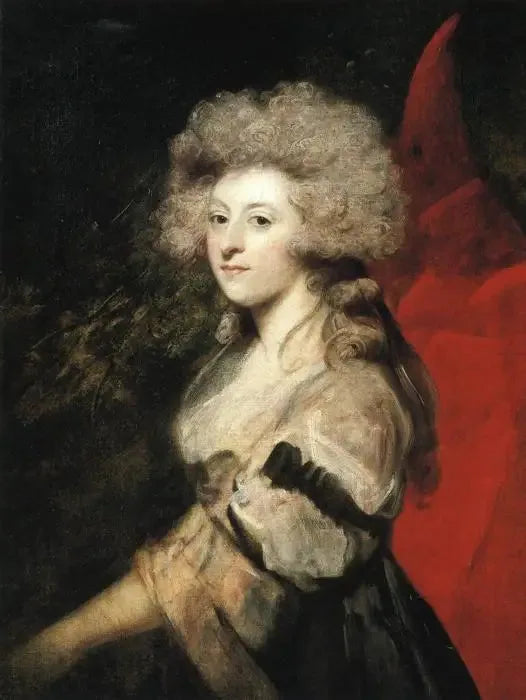 Maria Anne Fitzherbert (née Smythe) - Joshua Reynolds image 1 tableau peint à l’huile sur toile