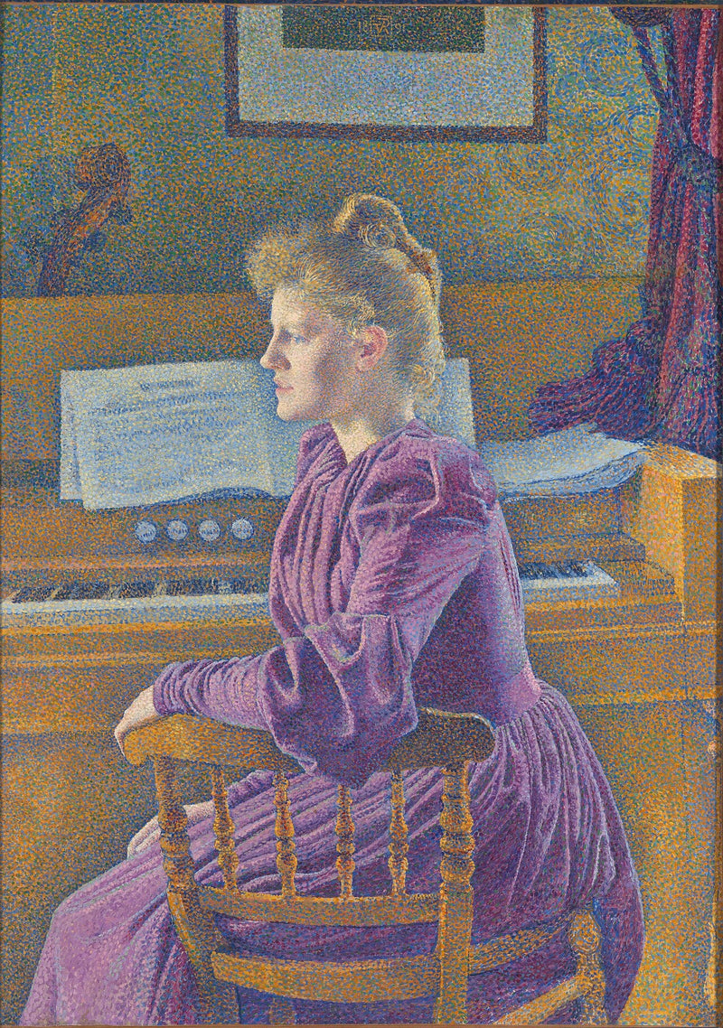 Maria S��the, la futura Madame Henry Van de Velde - The��o van Rysselberghe