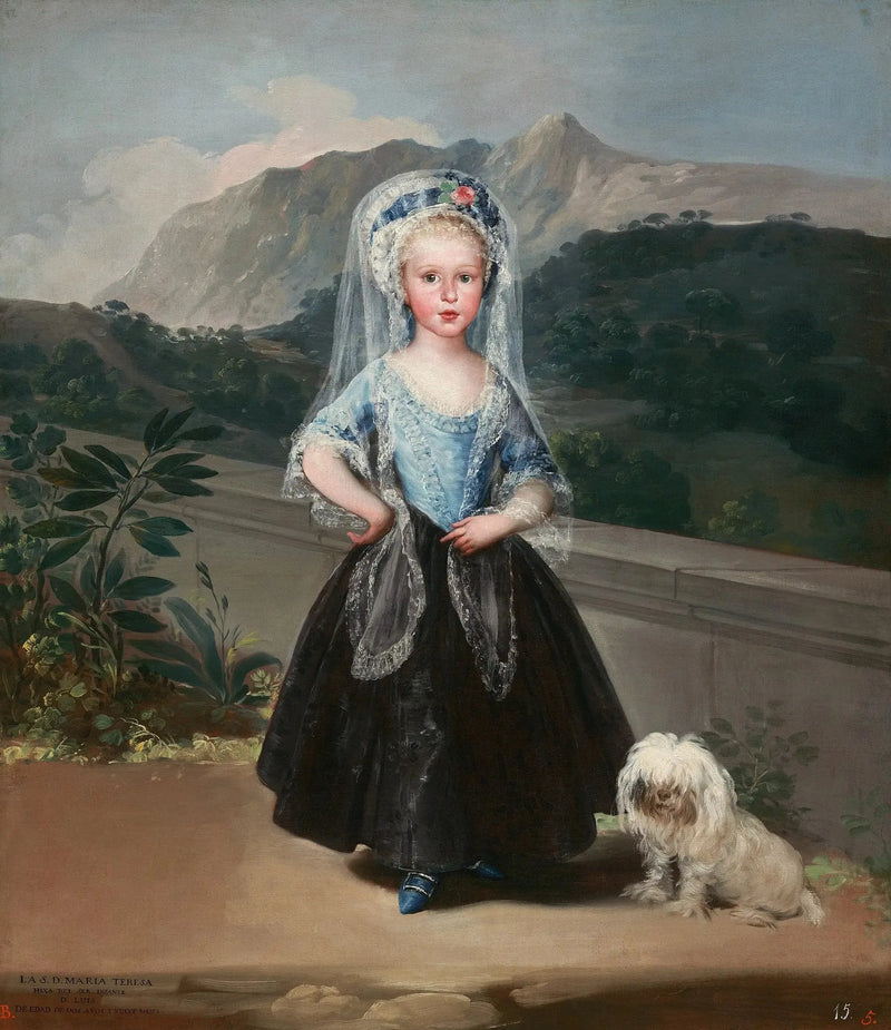 Maria Teresa di Borbone e Vallabriga, poi Contessa di Chinchón - Francisco de Goya