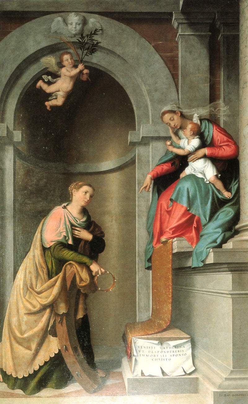 Matrimonio mistico di Santa Caterina d'Alessandria - Giovanni Battista Moroni