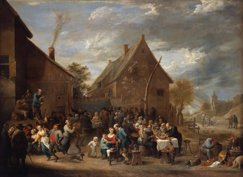 Matrimonio contadino - David Teniers il Giovane