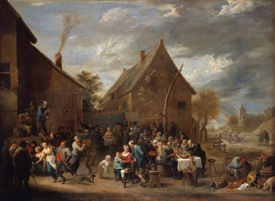 Matrimonio contadino - David Teniers il Giovane