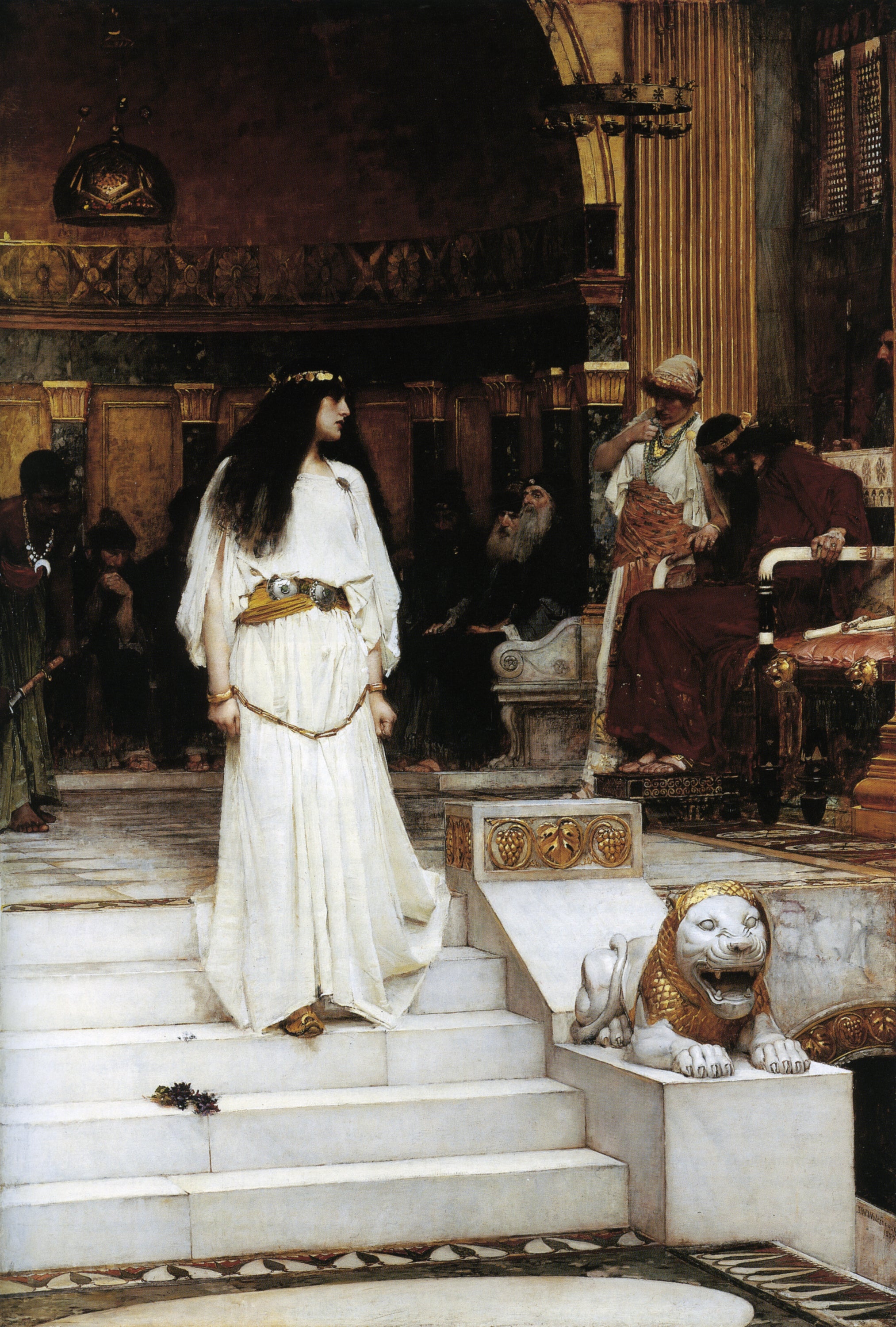 Mariamne quittant le tribunal d’Hérode, 1887 — John William Waterhouse