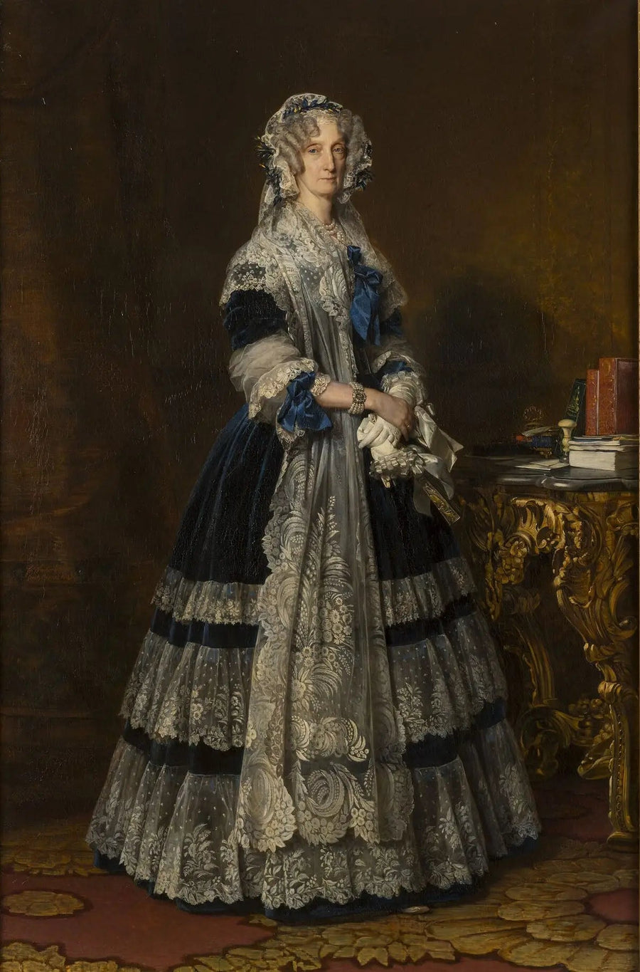 Marie-Amélie de Bourbon, principessa delle Due Sicilie, regina dei Francesi (1782-1866) - Franz Xaver Winterhalter