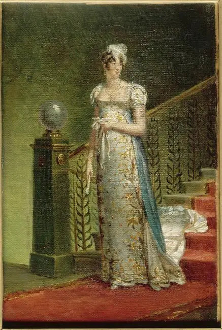 Marie-Annuciade-Caroline Bonaparte, regina di Napoli, al palazzo dell'Elysée (1782-1839) - François Gérard