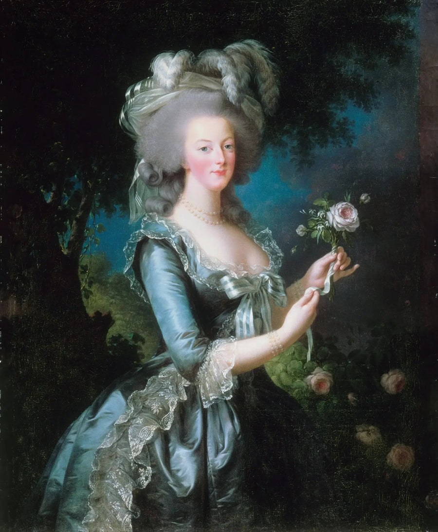 Marie-Antoinette detta « alla Rosa » - Élisabeth Vigée Le Brun