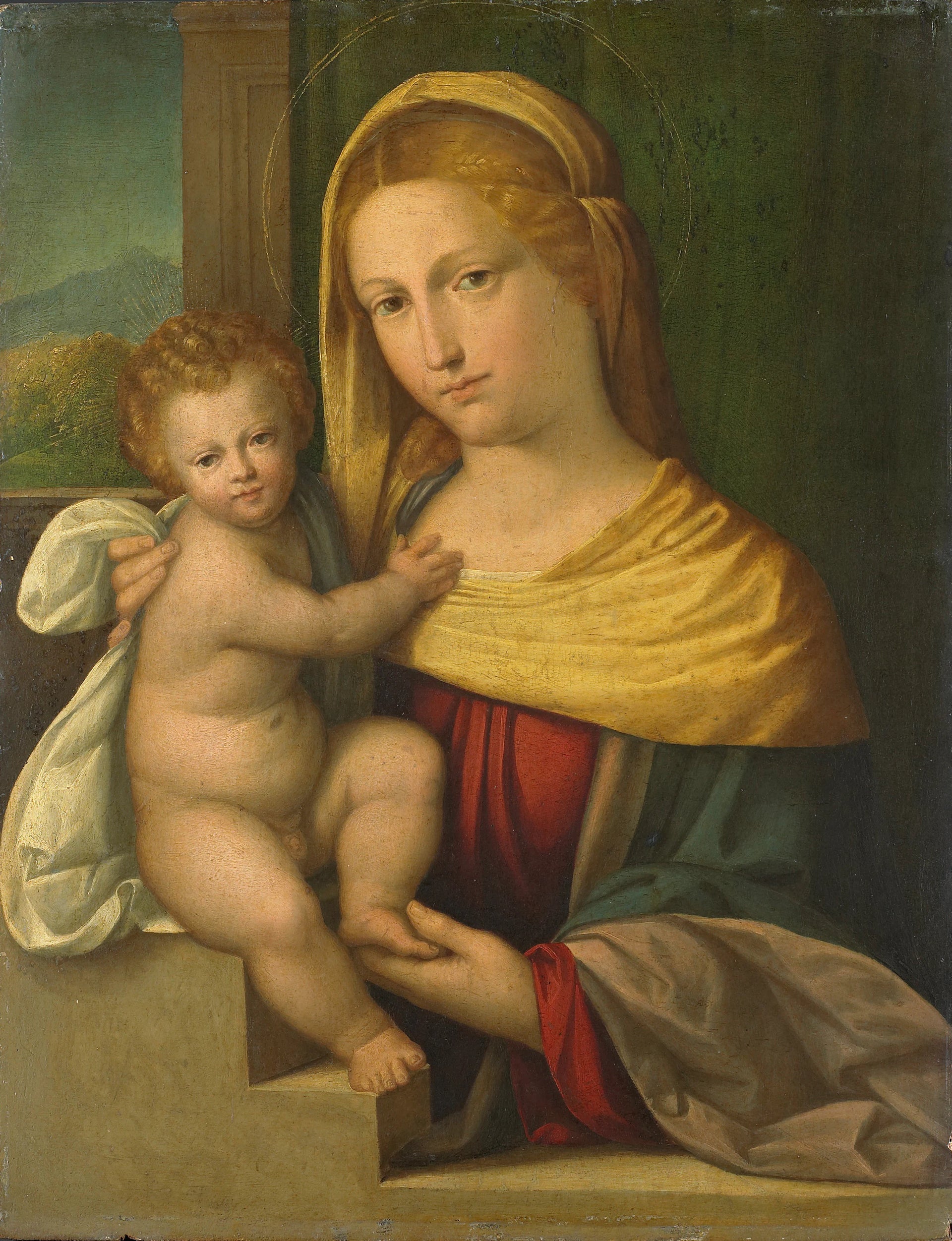 Marie avec un enfant - Benvenuto Tisi da Garofalo