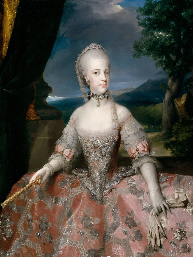 Marie-Caroline d'Autriche, regina di Napoli - Anton Raphael Mengs