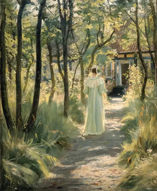 Marie nel giardino - Peder Severin Krøyer