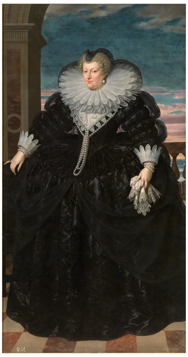 Marie de Médicis in vedova - Frans Pourbus il Giovane