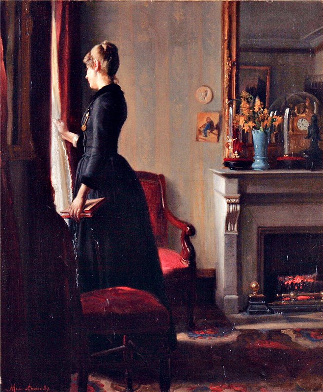 Marie Kryer a Parigi - Michael Peter Ancher