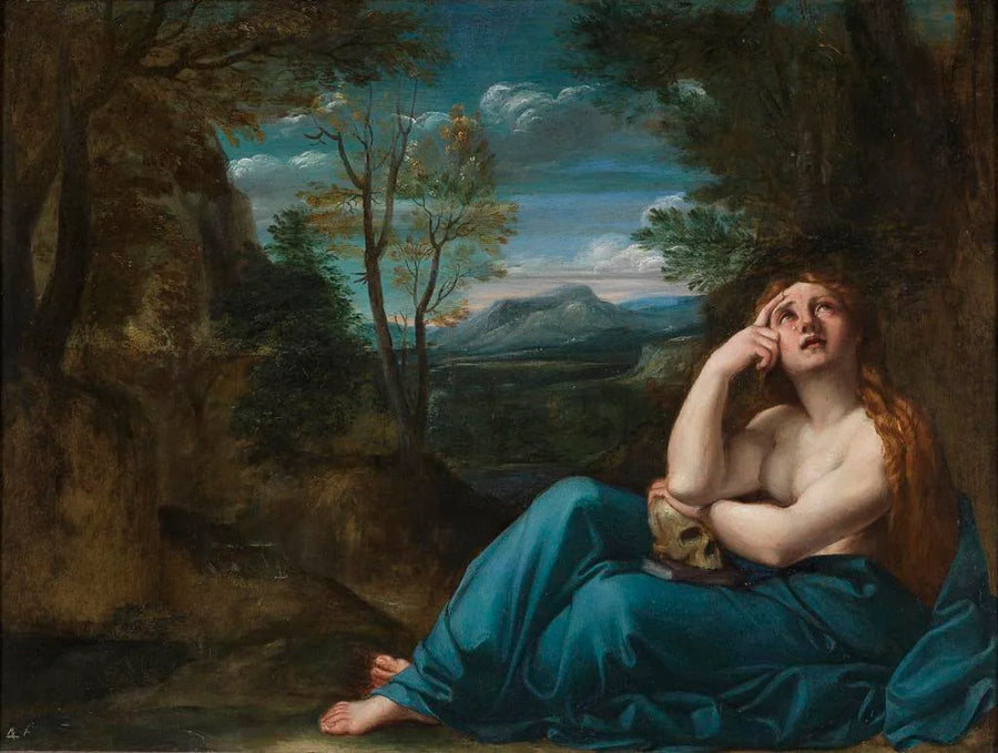 Marie-Madeleine in un paesaggio - Annibale Carracci
