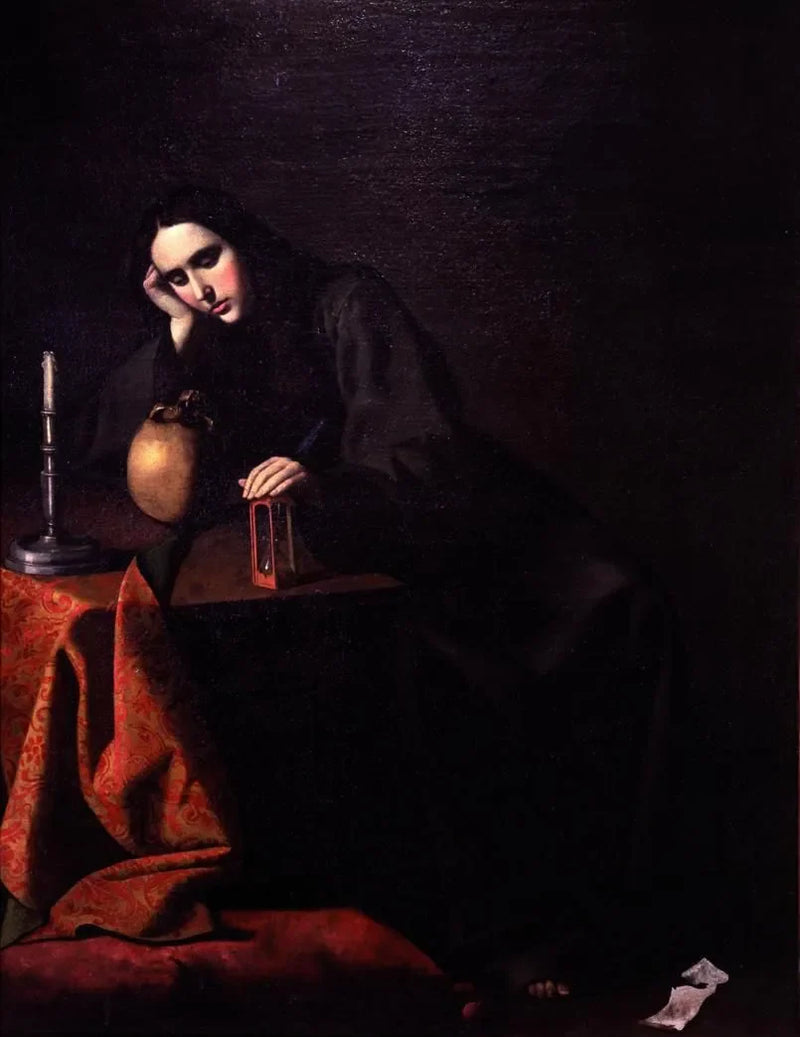 Marie-Madeleine in meditazione - Francisco de Zurbarán