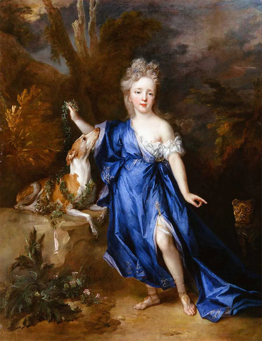 Marie-Madeleine Motier de la Fayette - Nicolas de Largillière image 1 copie peinte à la main à l’huile