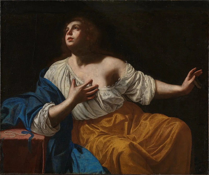 Marie-Madeleine penitente - Artemisia Gentileschi