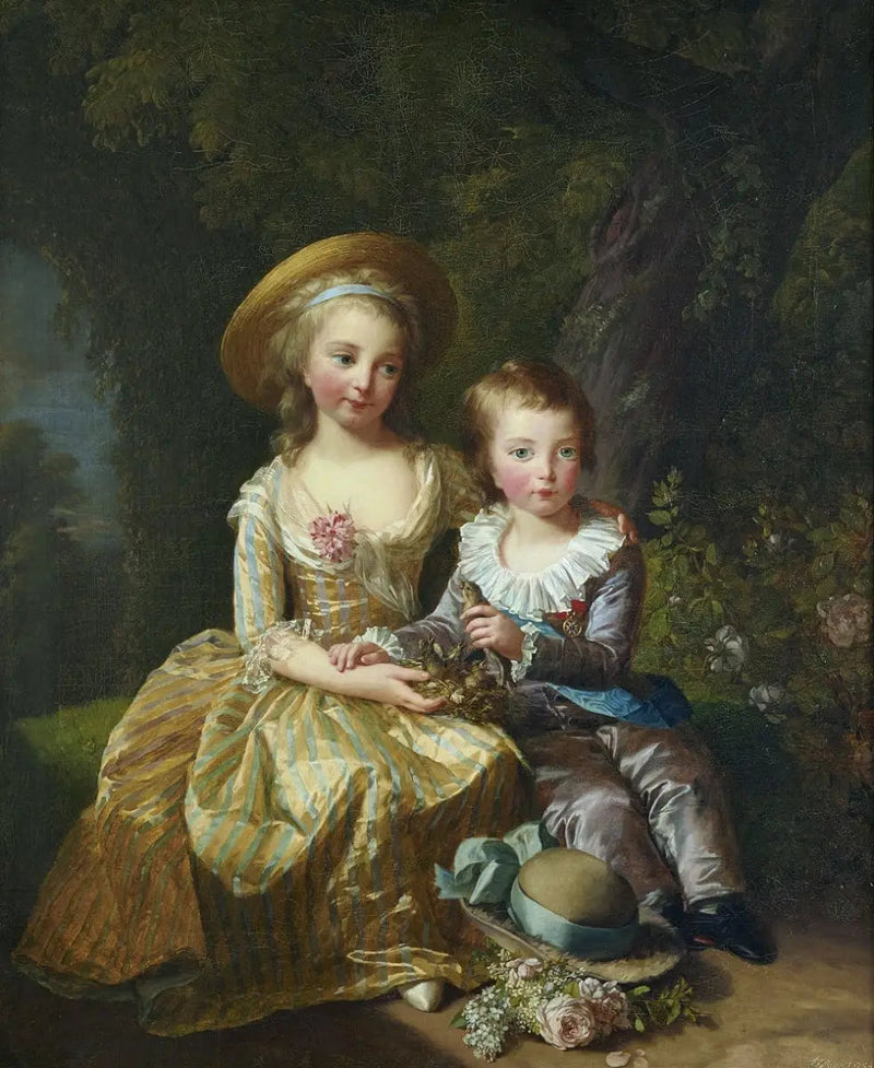 Marie-Thérèse e suo fratello il Delfino - Élisabeth Vigée Le Brun