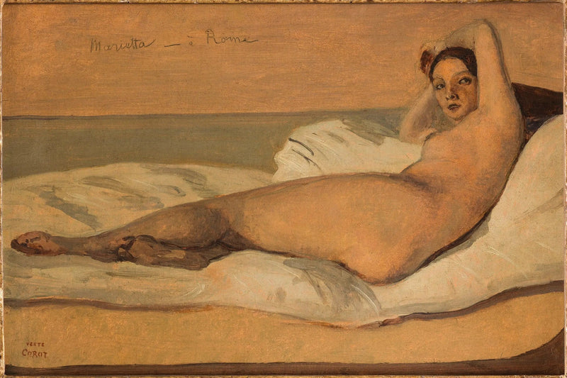 Marietta - Jean-Baptiste Camille Corot