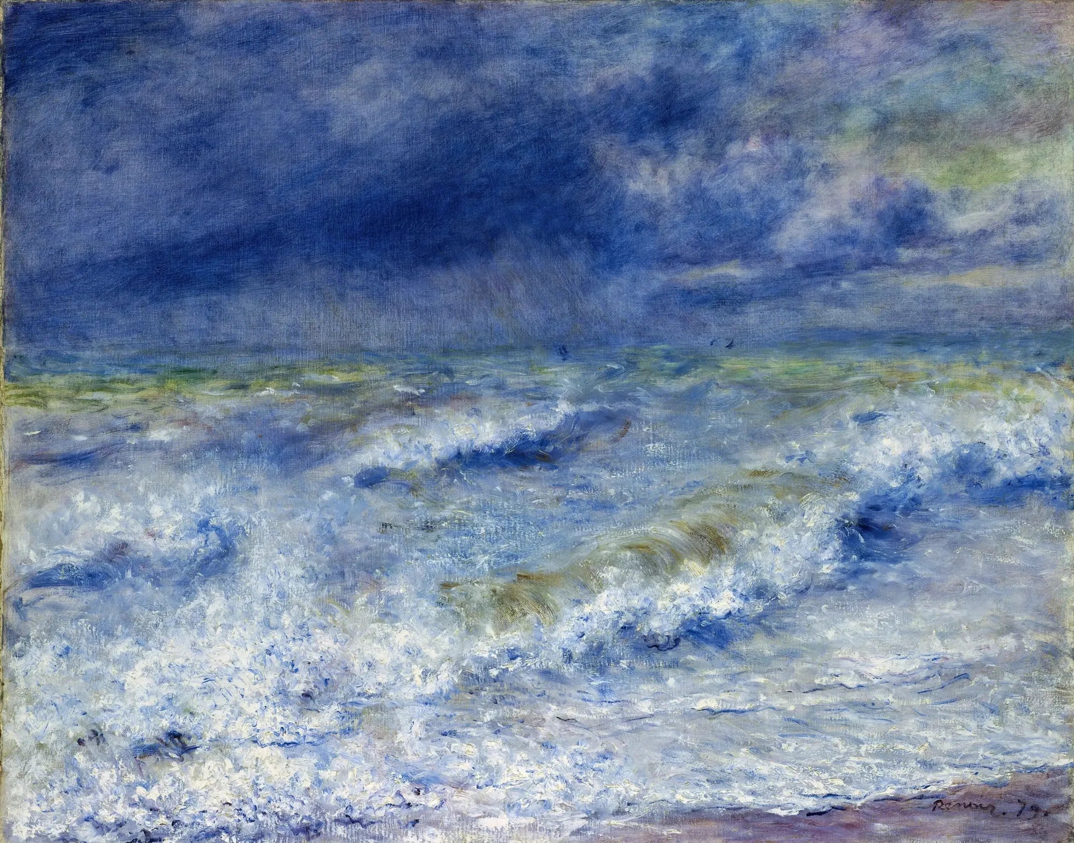 Marin - Pierre-Auguste Renoir image 1 reproduction de peinture à l’huile