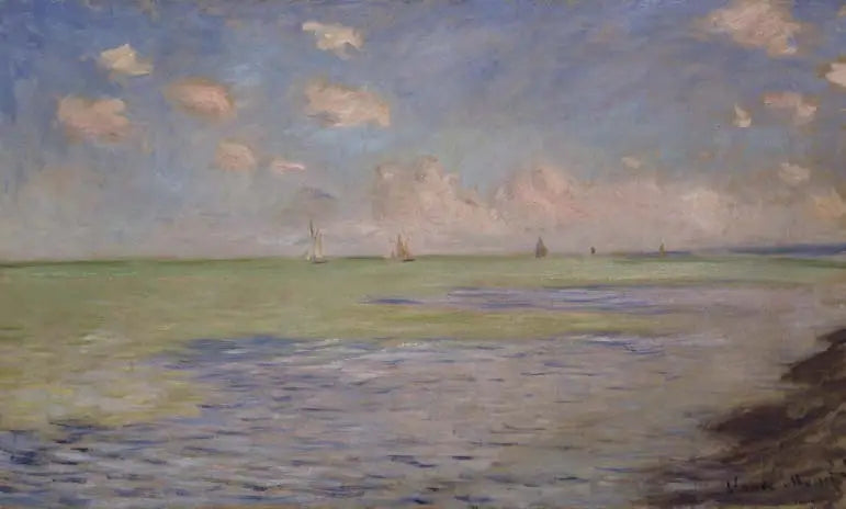 Marine à Pourville - Claude Monet image 1 reproduction artisanale de tableau