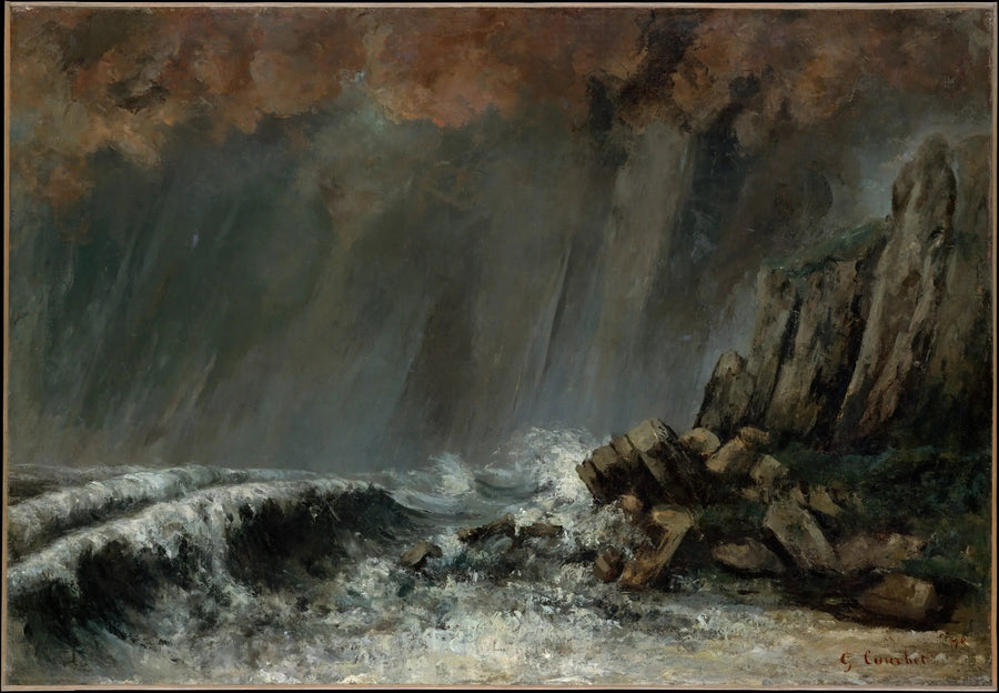 Marine : La tromba marina - Gustave Courbet