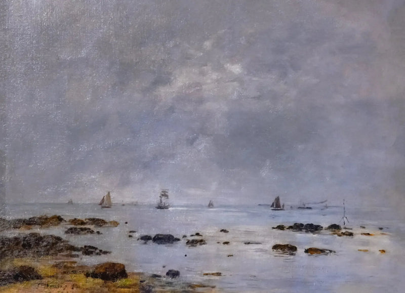 Marina, la calma - Eugène Boudin