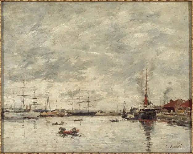 Mare in tempo grigio - Eugène Boudin