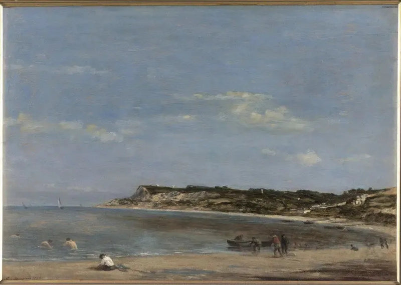 Marina, riva normanna - Eugène Boudin