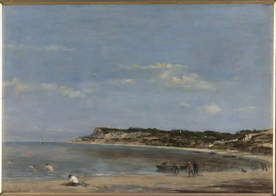 Marina, riva normanna - Eugène Boudin