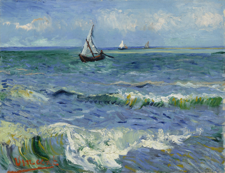 Paesaggio marino vicino alle Saintes-Maries-de-la-Mer - Vincent van Gogh