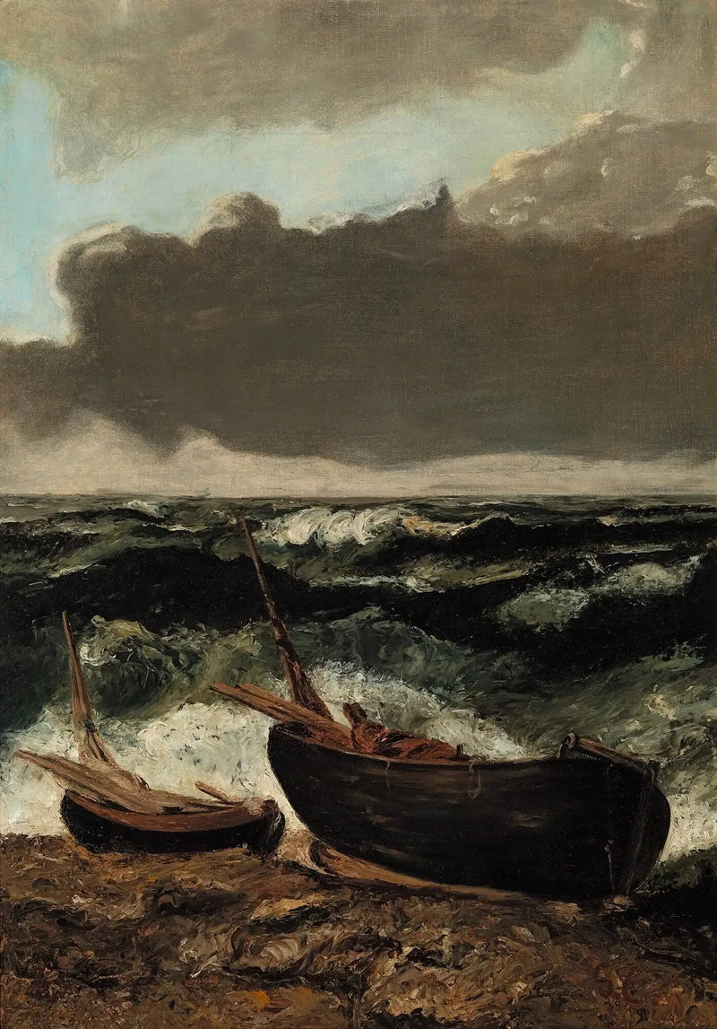 Marine. Tempesta - Gustave Courbet