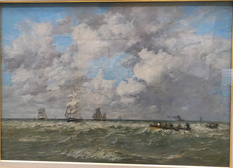 Marinai, i lamaneurs - Eugène Boudin
